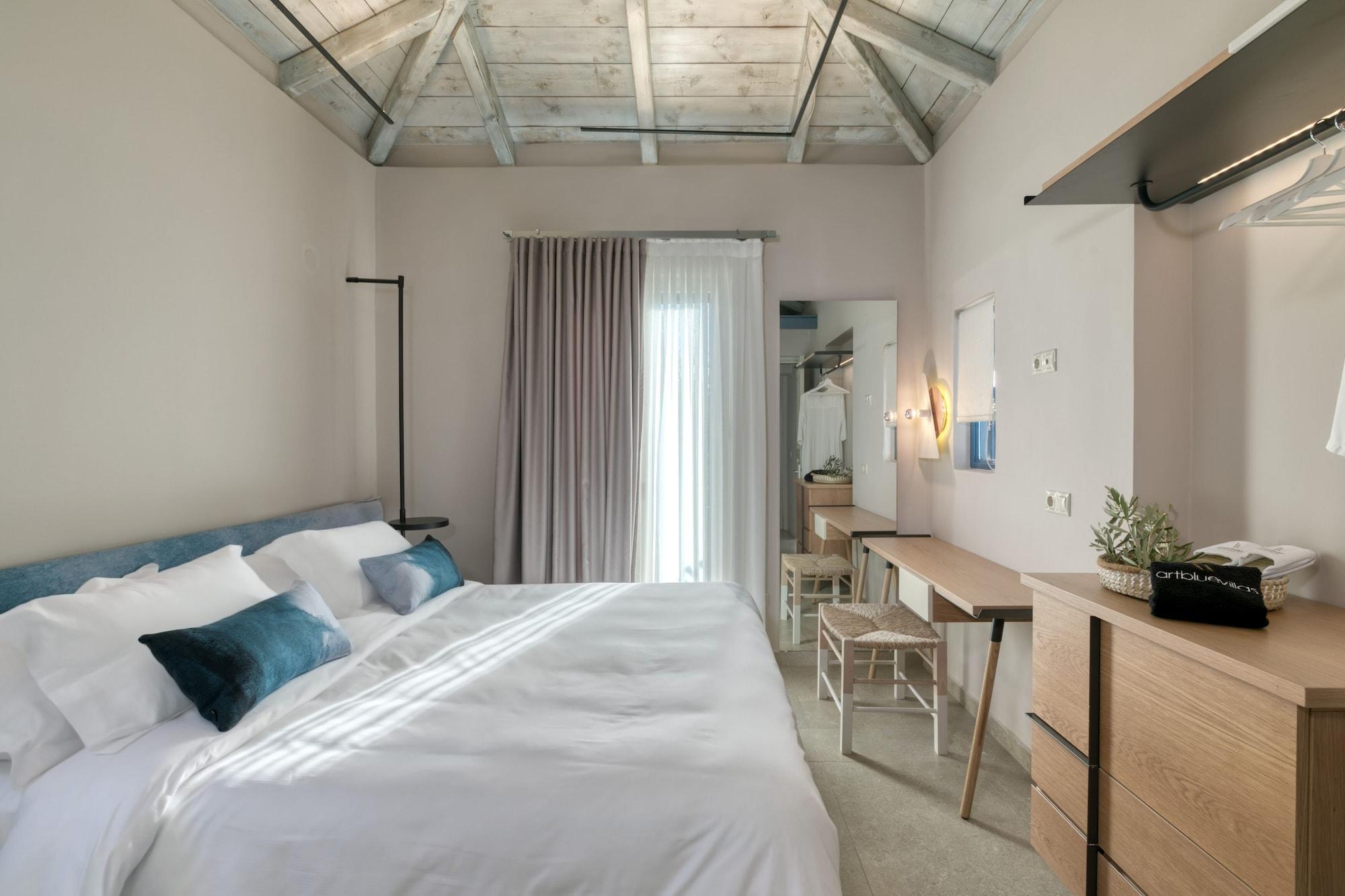 Art Blue Villas Tsoukaladhes Bagian luar foto