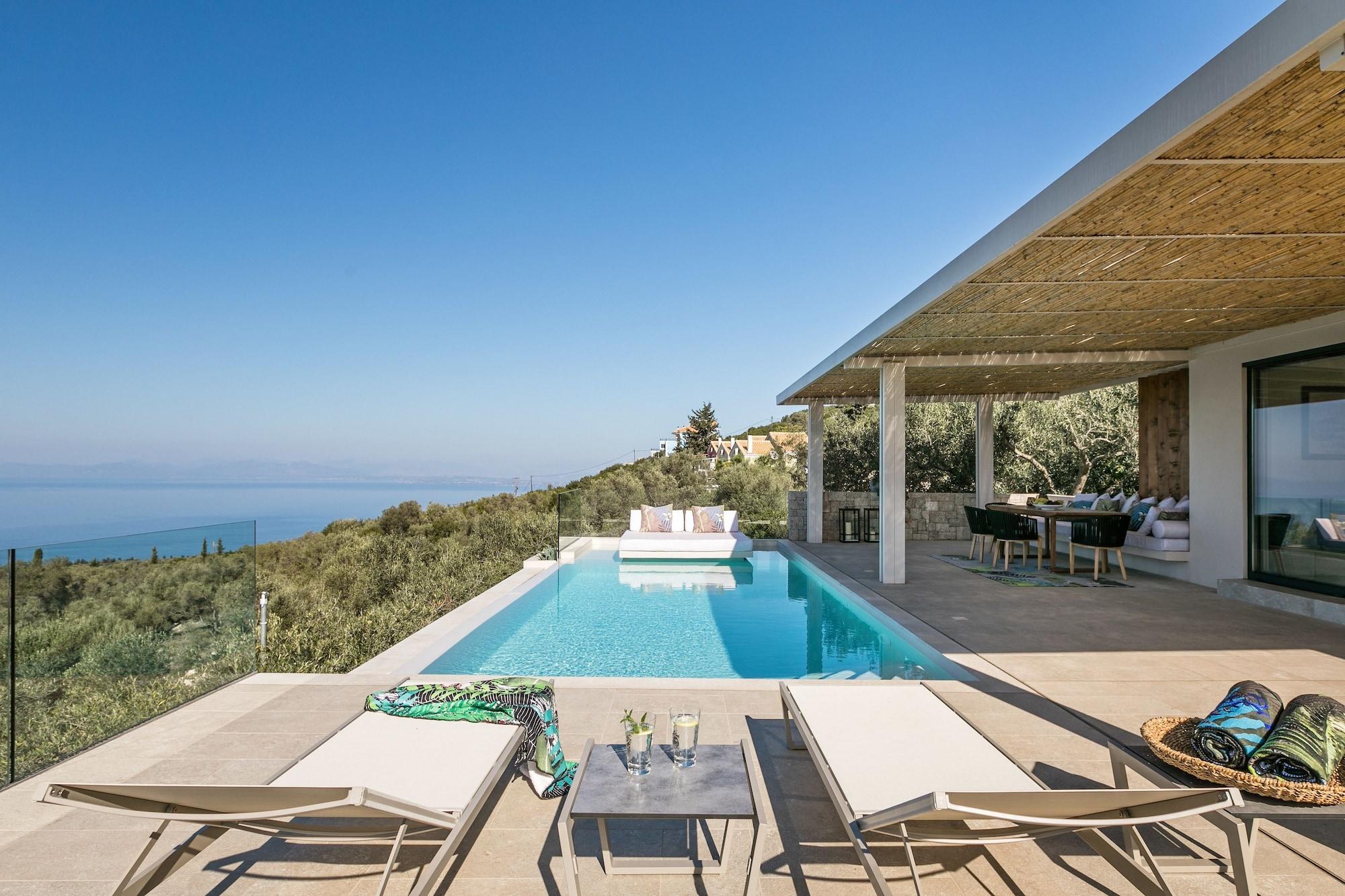 Art Blue Villas Tsoukaladhes Bagian luar foto