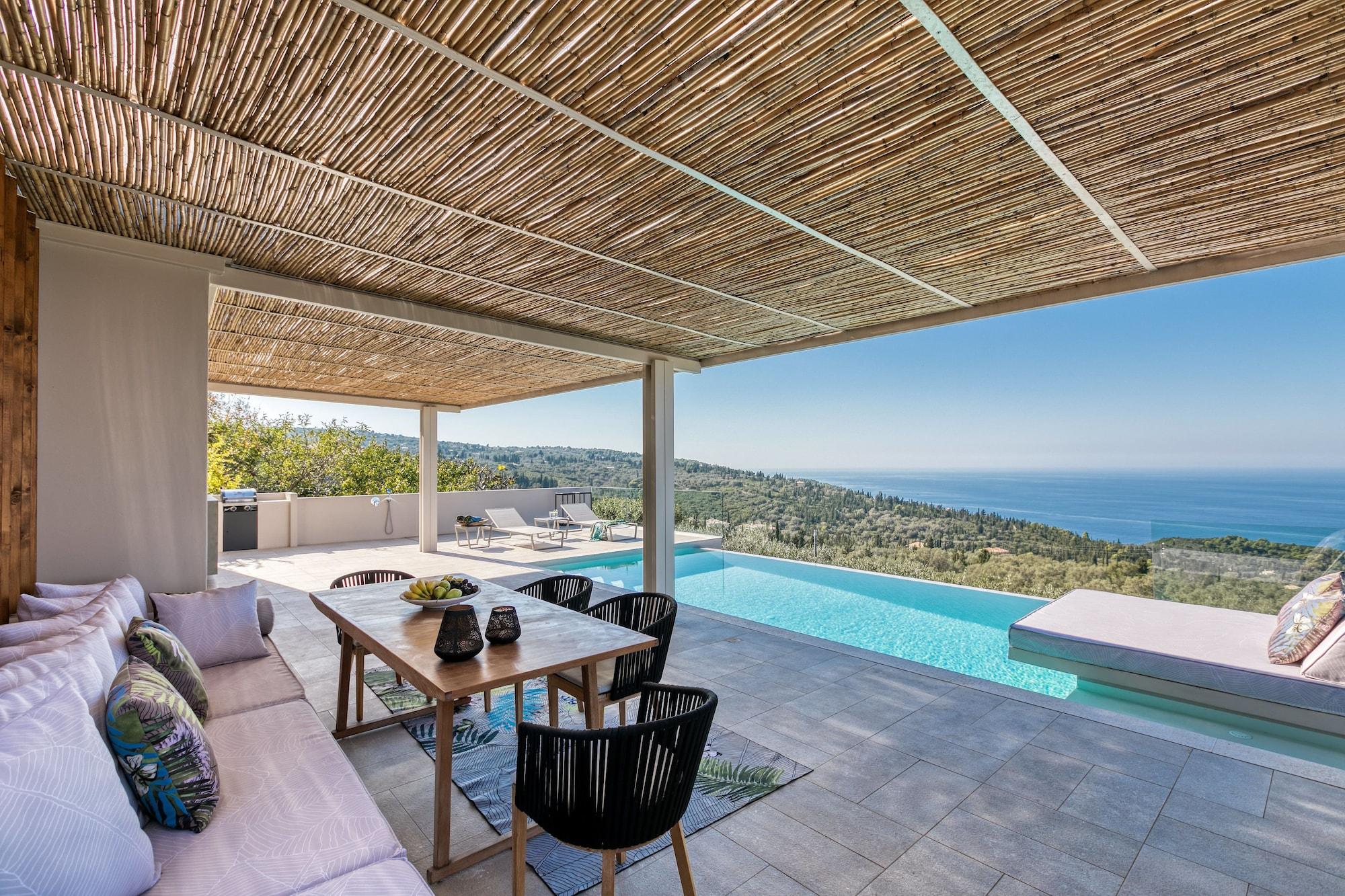 Art Blue Villas Tsoukaladhes Bagian luar foto