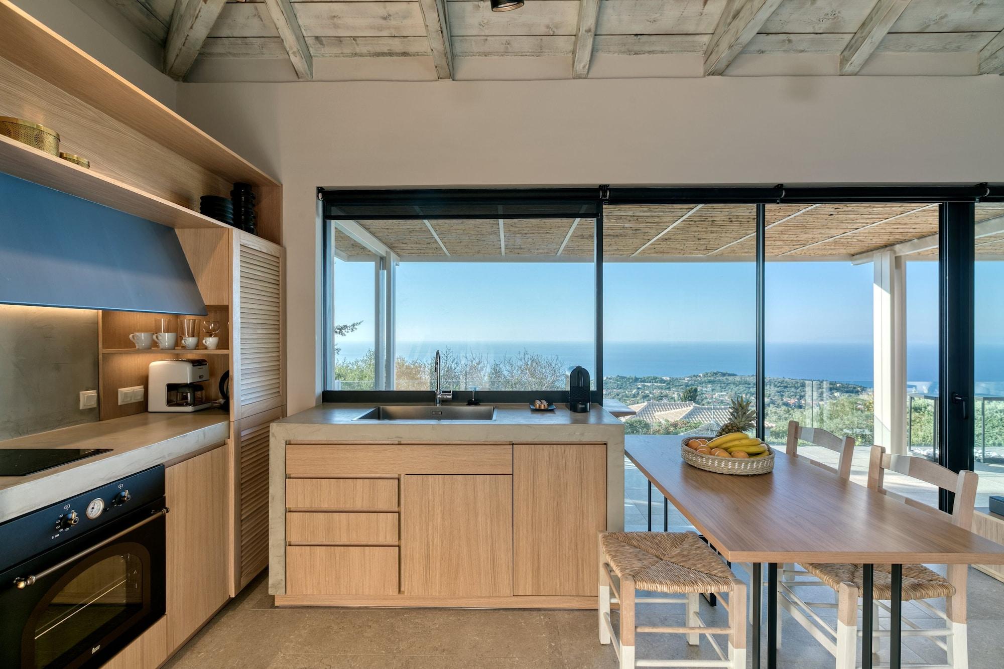 Art Blue Villas Tsoukaladhes Bagian luar foto