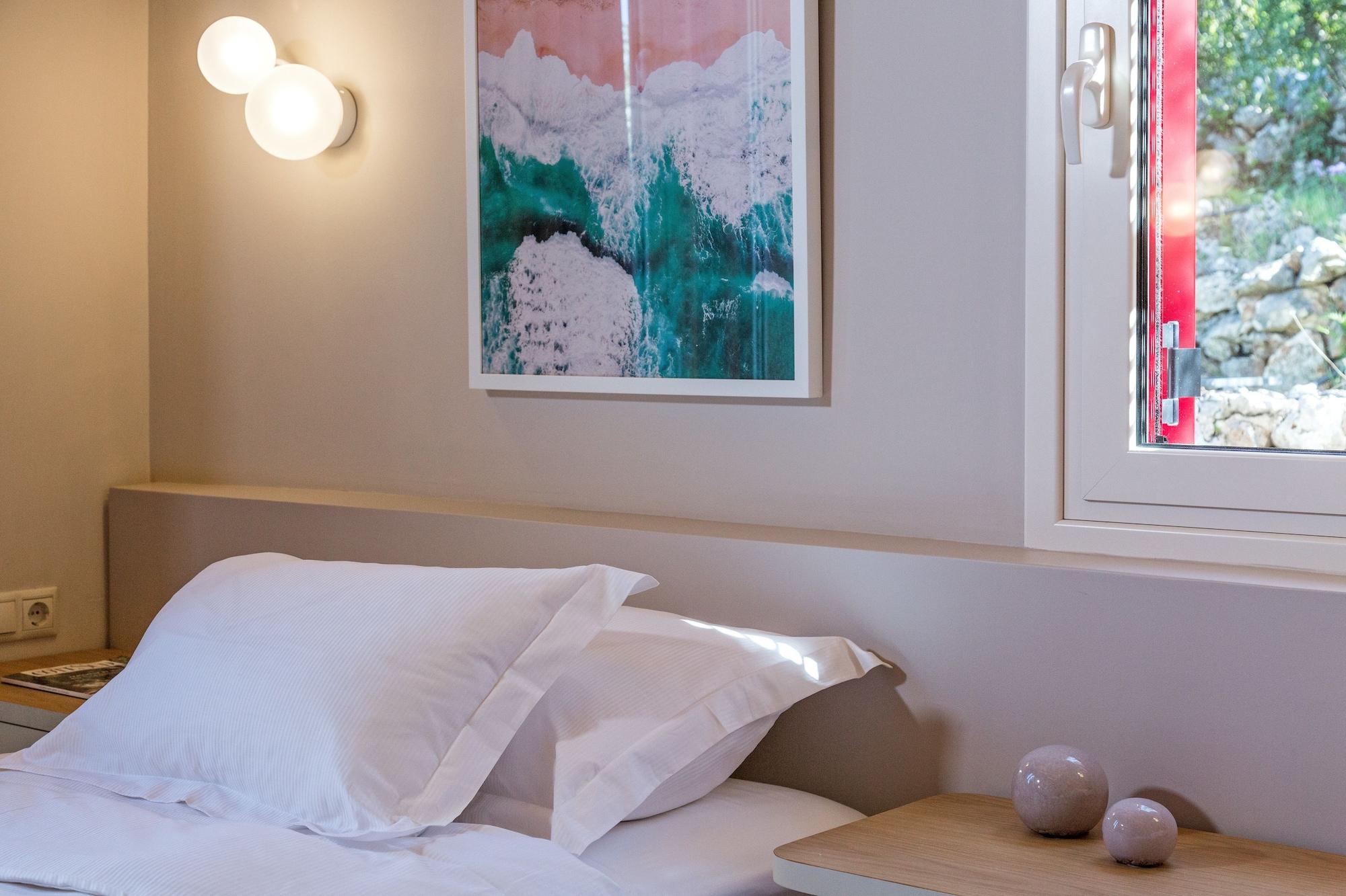 Art Blue Villas Tsoukaladhes Bagian luar foto