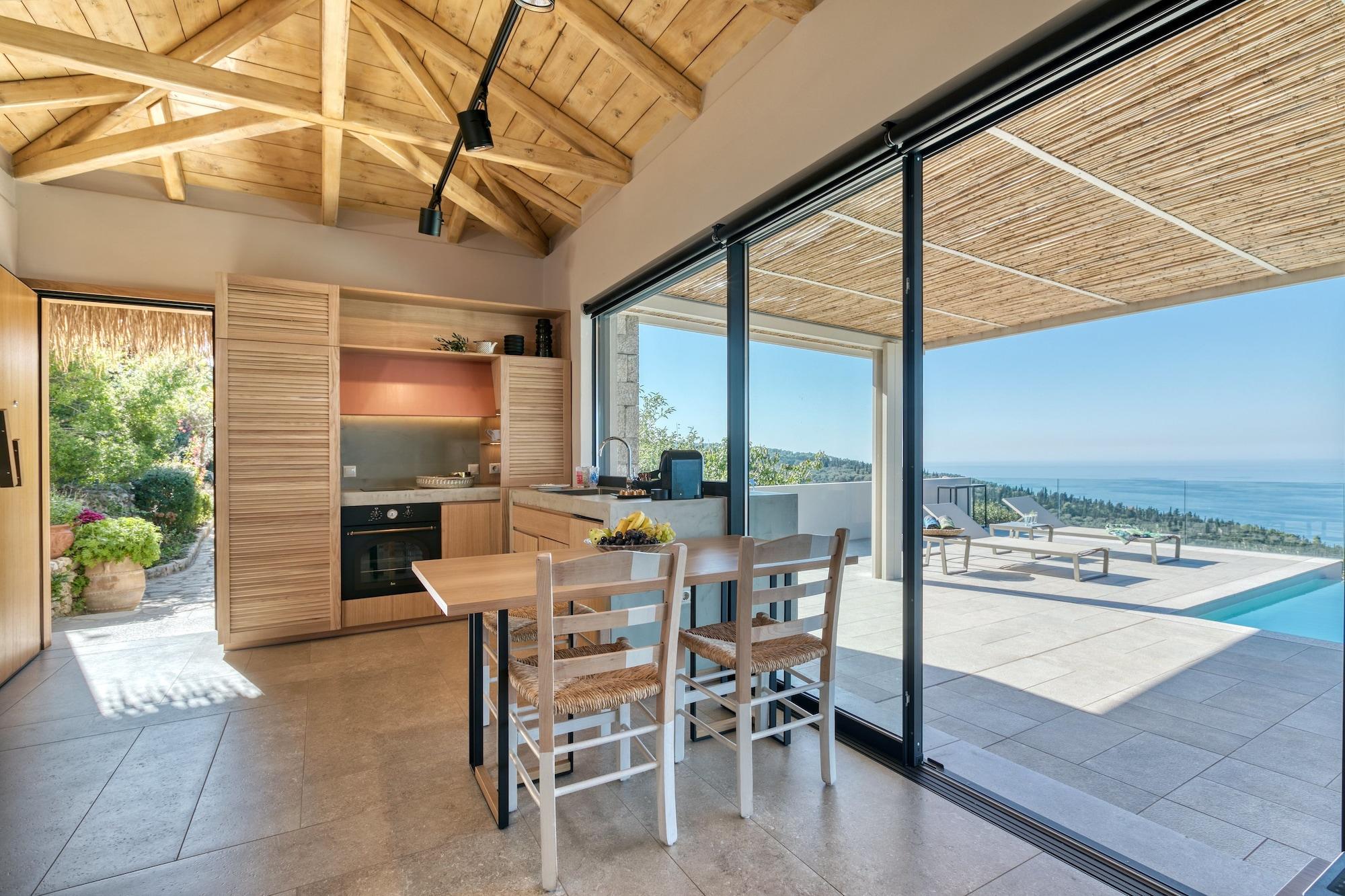 Art Blue Villas Tsoukaladhes Bagian luar foto