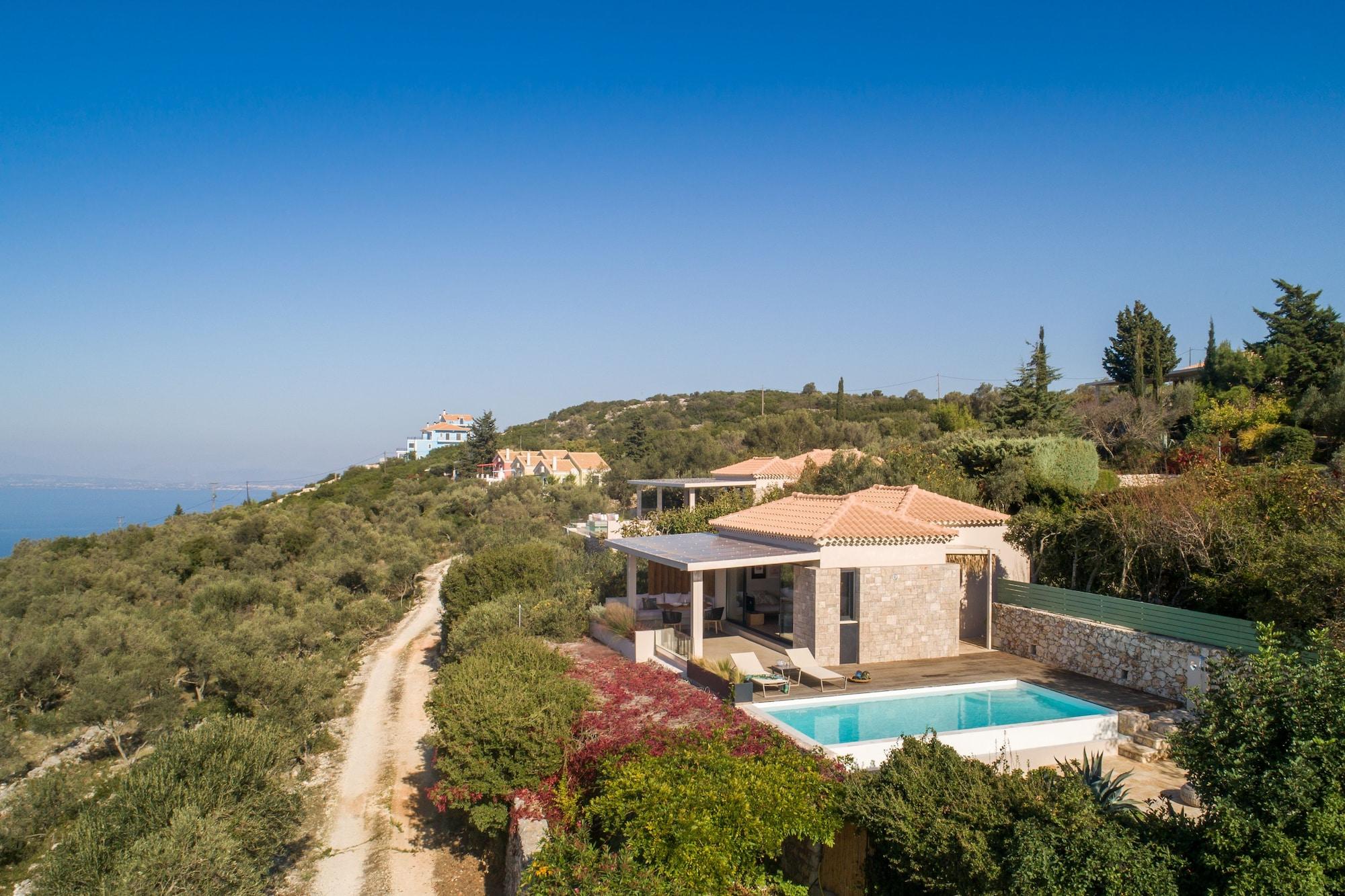Art Blue Villas Tsoukaladhes Bagian luar foto