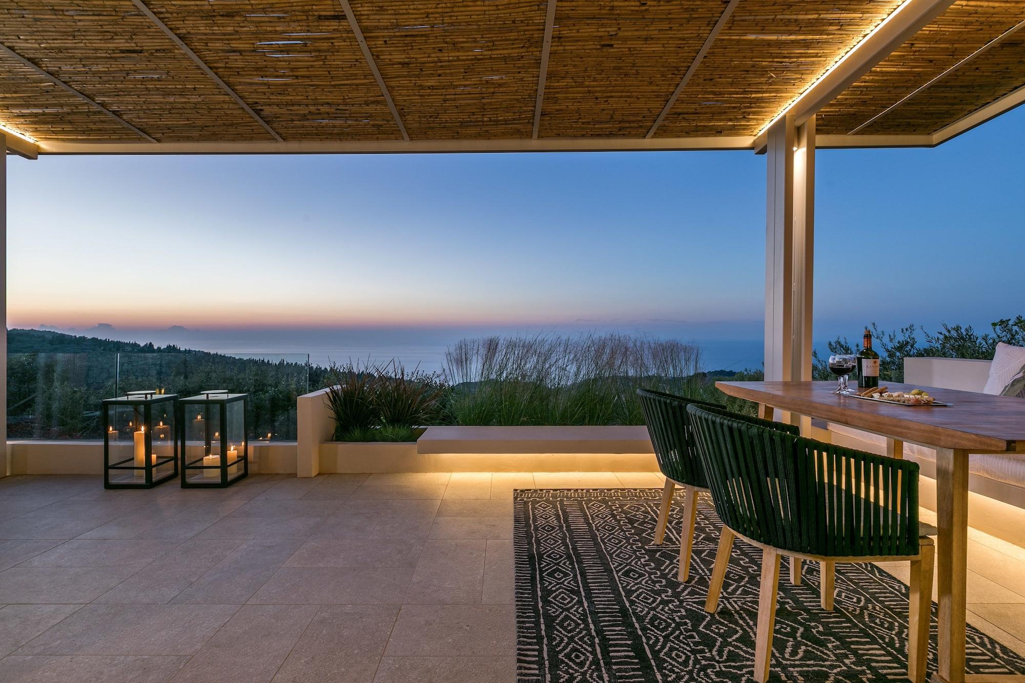 Art Blue Villas Tsoukaladhes Bagian luar foto