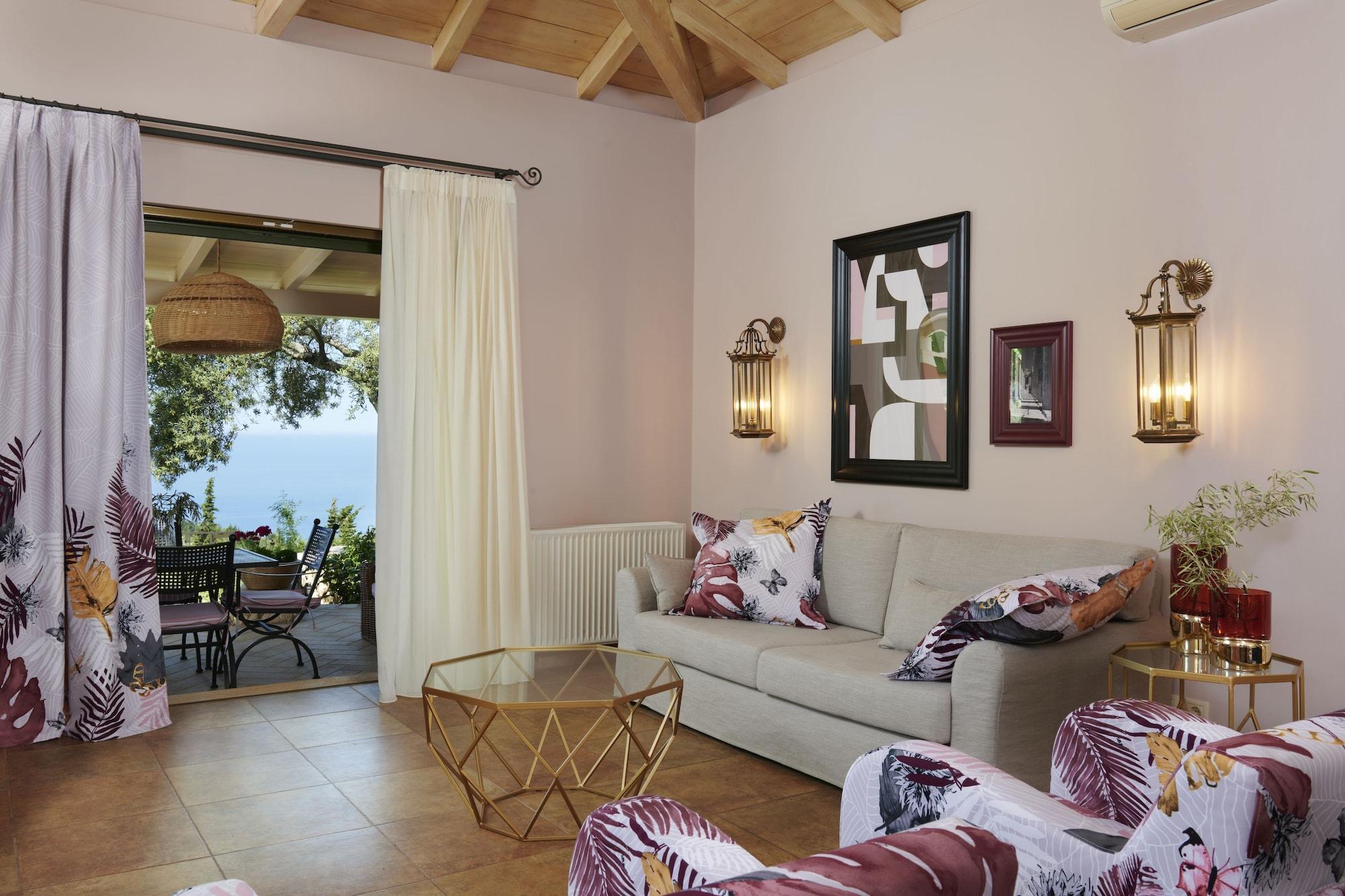 Art Blue Villas Tsoukaladhes Bagian luar foto