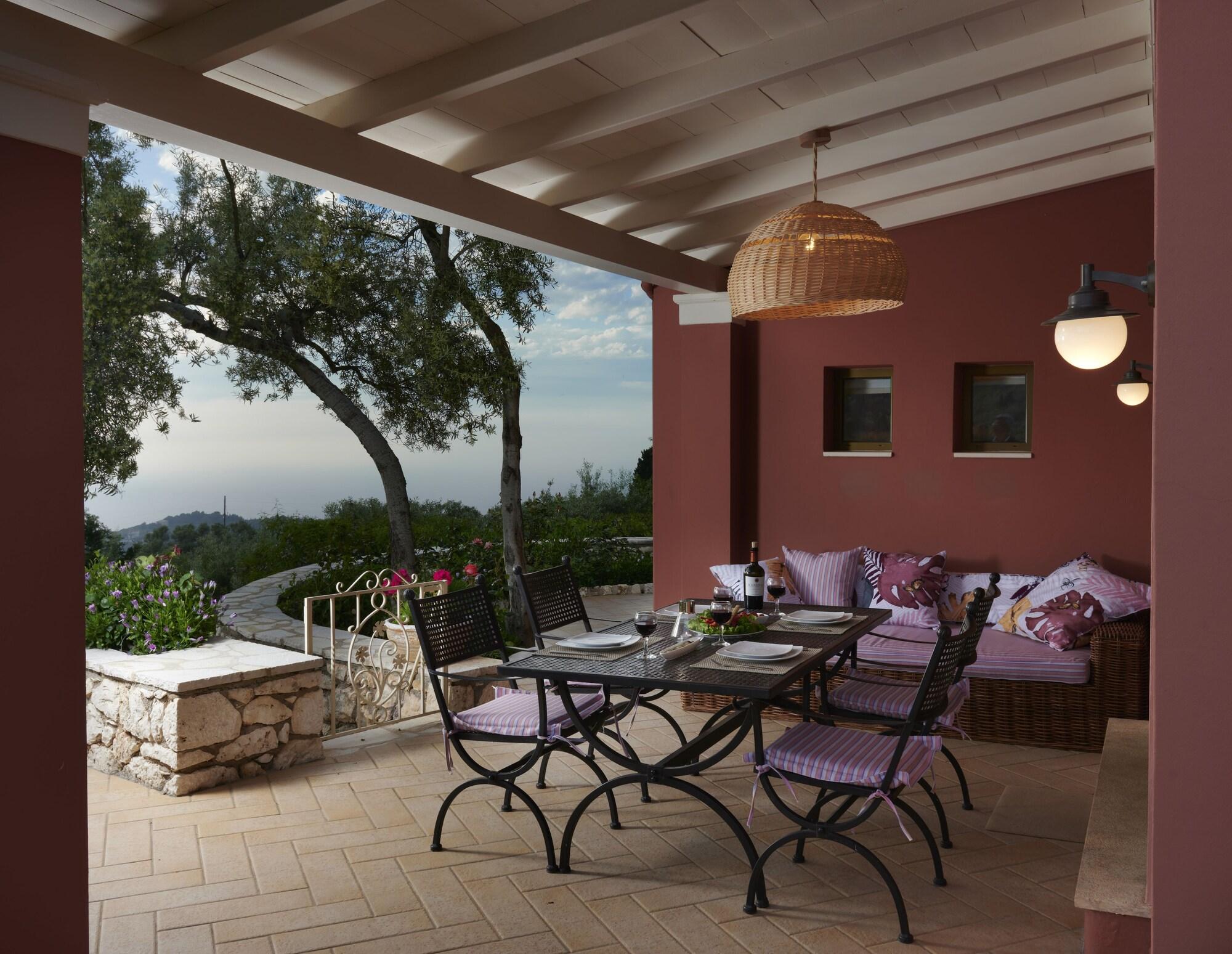 Art Blue Villas Tsoukaladhes Bagian luar foto