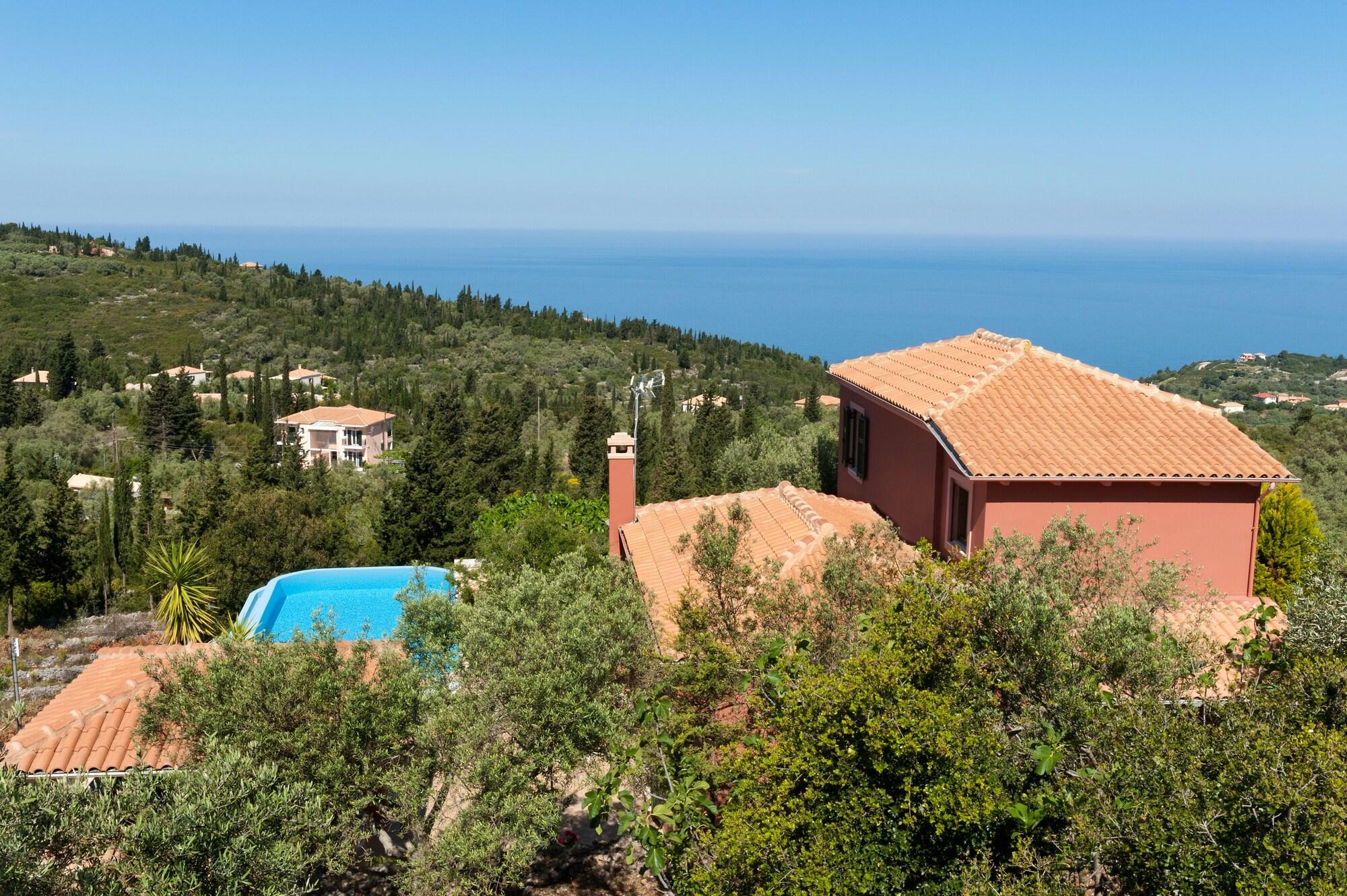 Art Blue Villas Tsoukaladhes Bagian luar foto