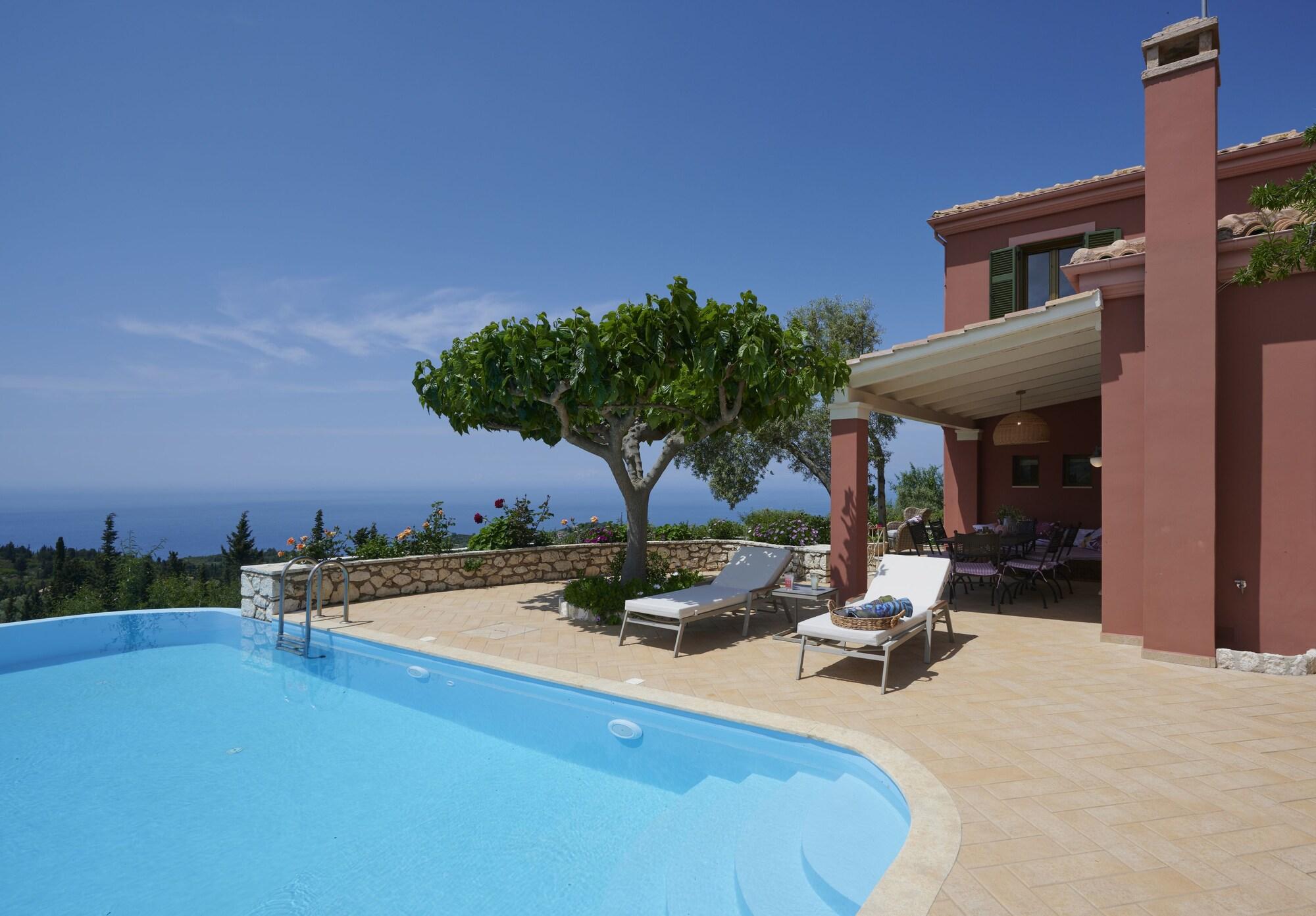 Art Blue Villas Tsoukaladhes Bagian luar foto