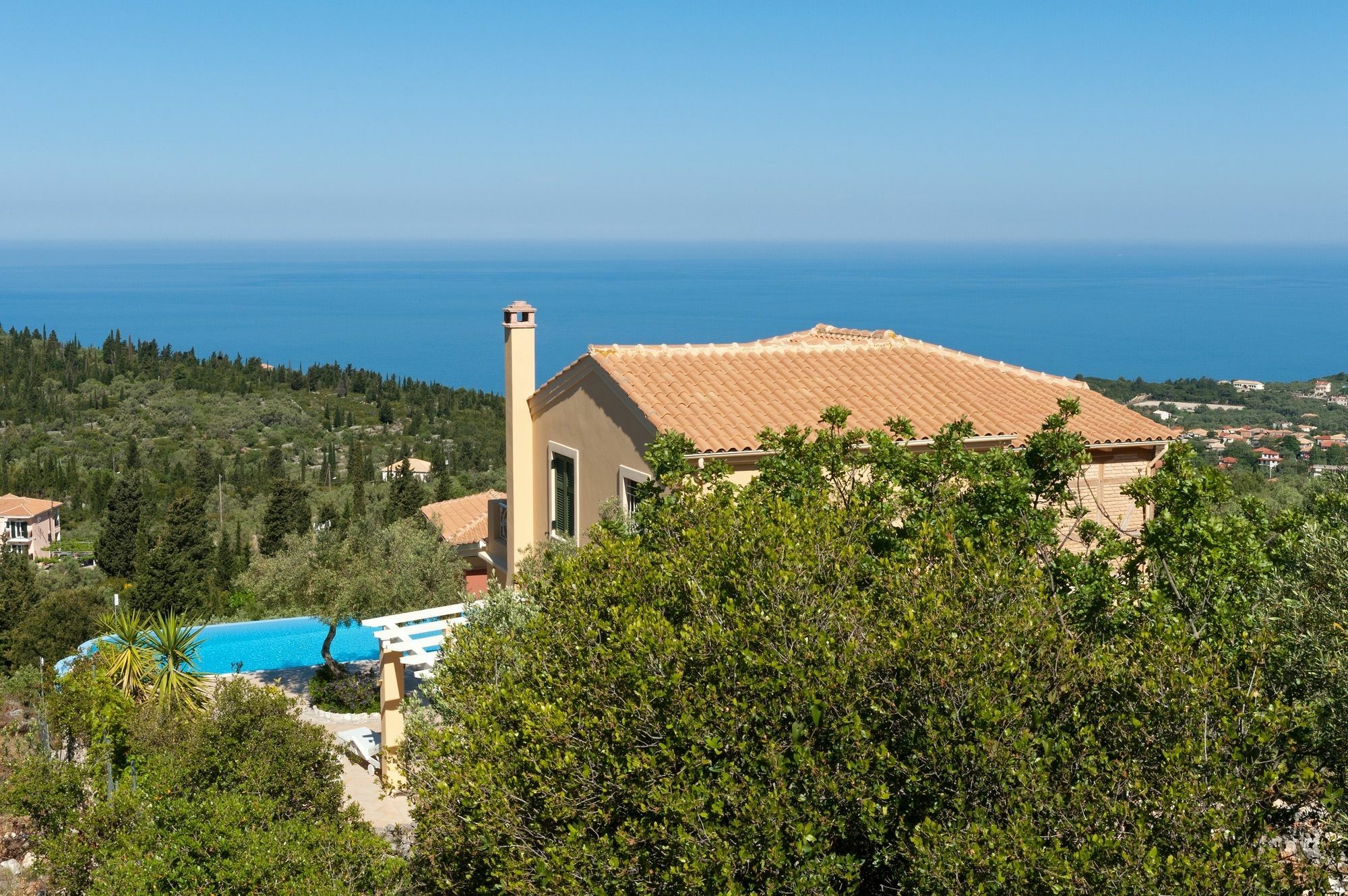 Art Blue Villas Tsoukaladhes Bagian luar foto